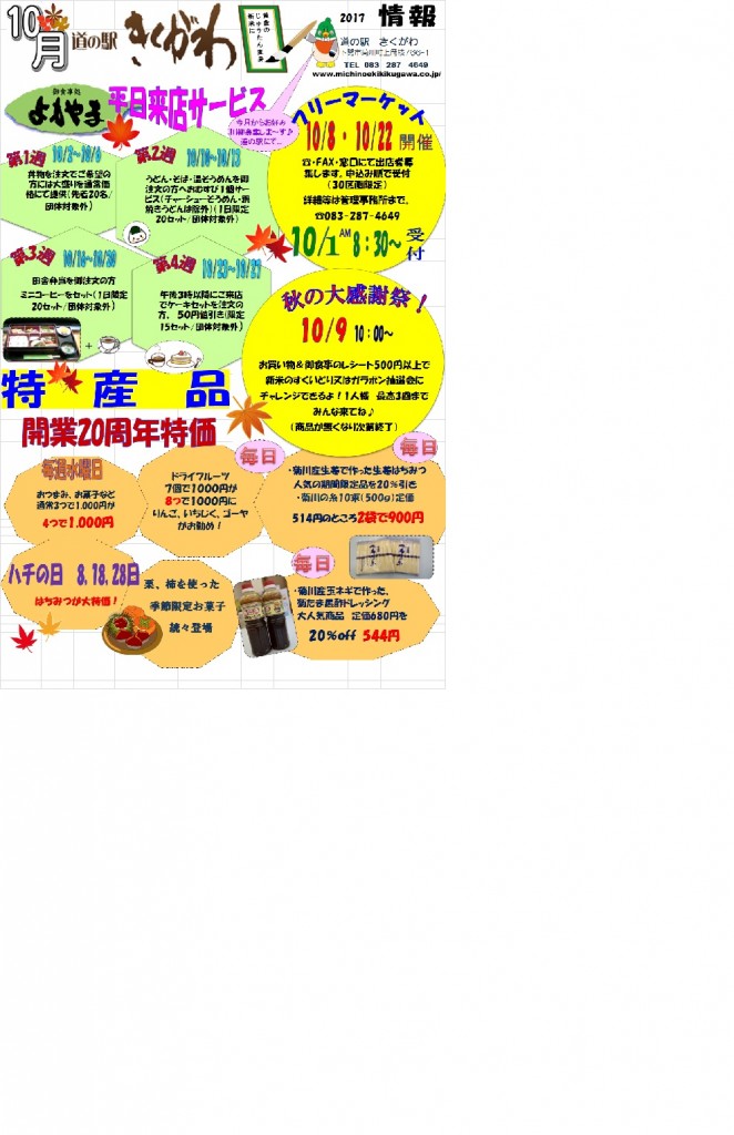 チラシ　10月号　ネット